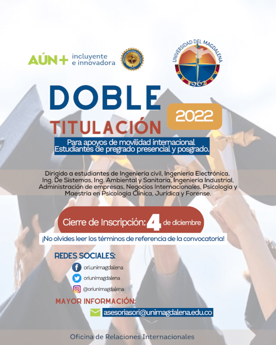 Doble Titulación 2022