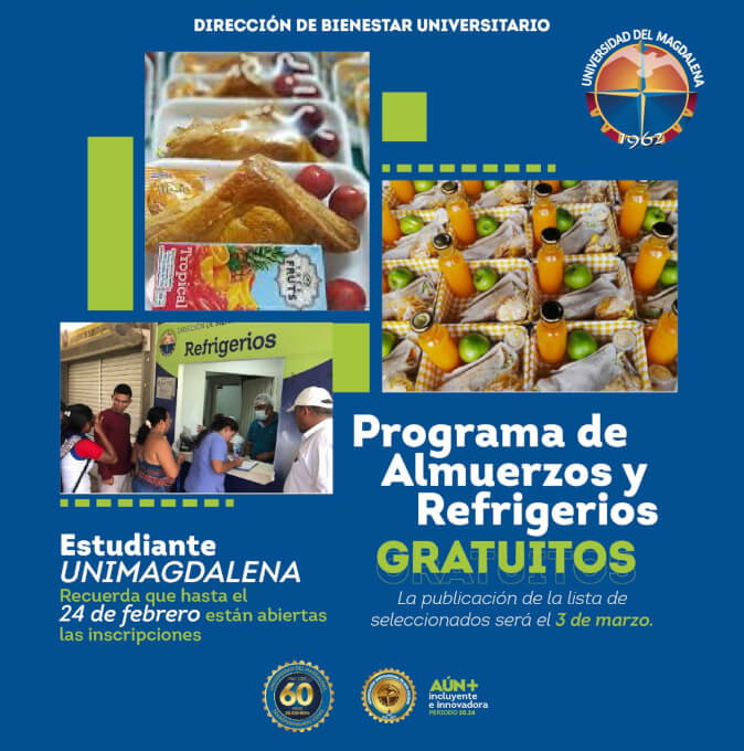 Programa de Almuerzos y Refrigerios Gratuitos en el periodo académico 2023-I.