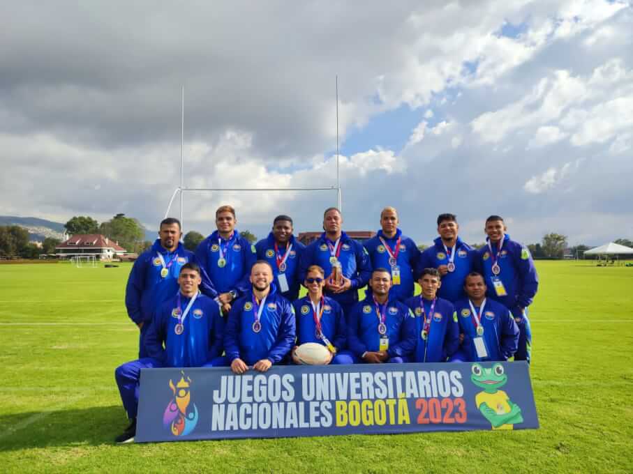 El equipo de rugby hizo historia al conseguir por primera vez estar en el pódium de estas justas deportivas.