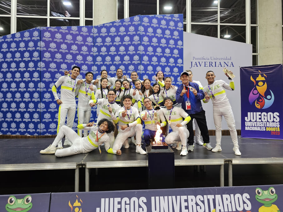 La delegación de Porrismo de la Alma Mater se quedó con el Campeonato Nacional en estas justas deportivas, al participar en la categoría COED (nivel 2)