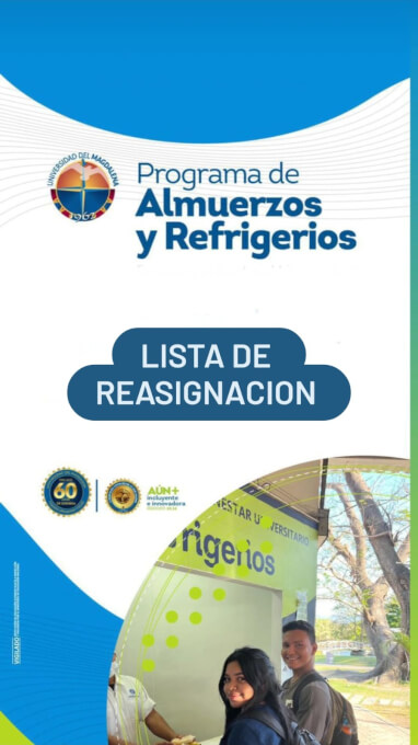 Segundo listado de reasignación para el programa de Almuerzos y Refrigerios Gratuitos. 2023-II
