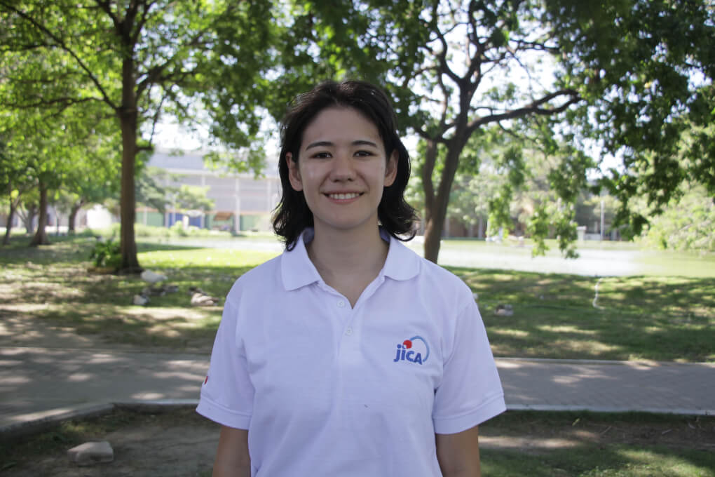Hanna Kubota cooperante voluntaria de la Agencia Japonesa de Cooperación Internacional (JICA).