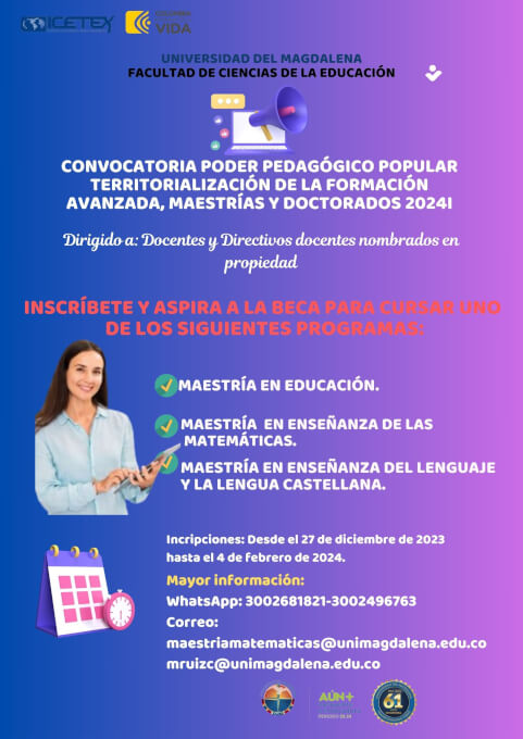 Inscribete en las becas - crédito condonable