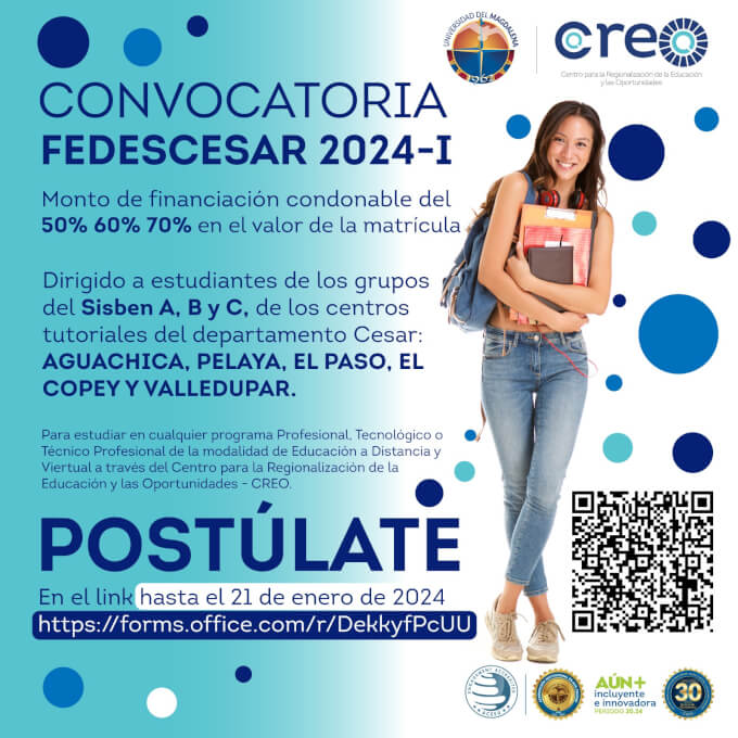 POSTULATE: CONVOCATORIA FEDECESAR 2024-I