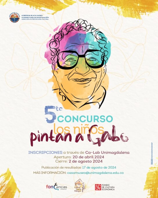Concurso internacional Los Niños Pintan a Gabo 2024