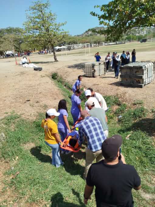 La logística de la Primera Olimpiada de Brigadas Empresariales fue organizada por el Programa de Administración de la Seguridad y Salud en el Trabajo del CREO UNIMAGDALENA, y contó con la convocatoria hecha por la ARL Positiva a todos sus asociados.