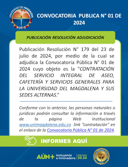 Convocatoria Pública N° 01 De 2024