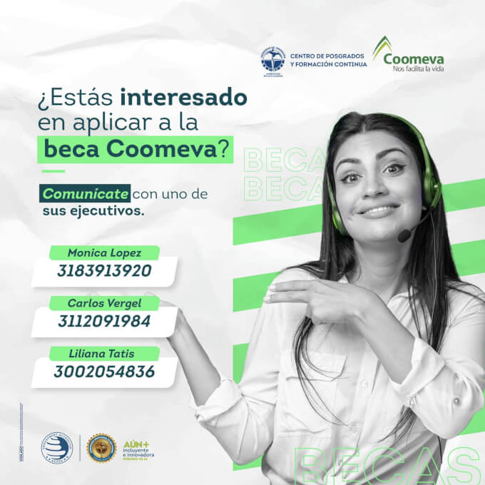 Coomeva y el Centro de Posgrados de la Universidad del Magdalena se unen para ofrecer a sus estudiantes la oportunidad de acceder a becas de hasta 4 millones de pesos. ????