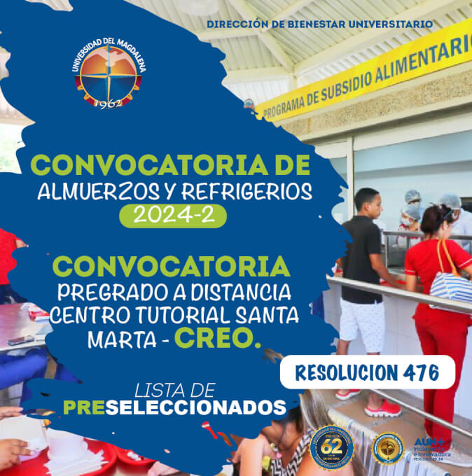 Consulta el listado de los preseleccionados del programa de Almuerzos y Refrigerios Gratuitos - Tutorial Santa Marta- CREO.