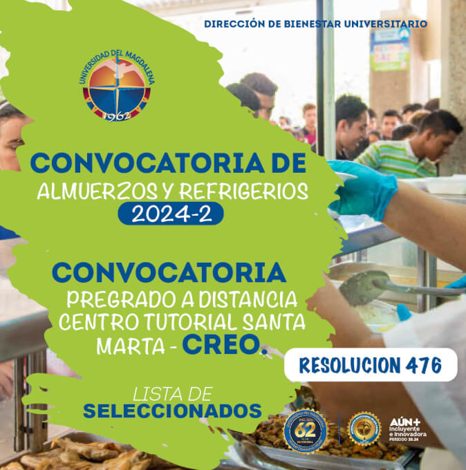 Consulta el listado de los seleccionados del programa de Almuerzos y Refrigerios Gratuitos - Tutorial Santa Marta- CREO.