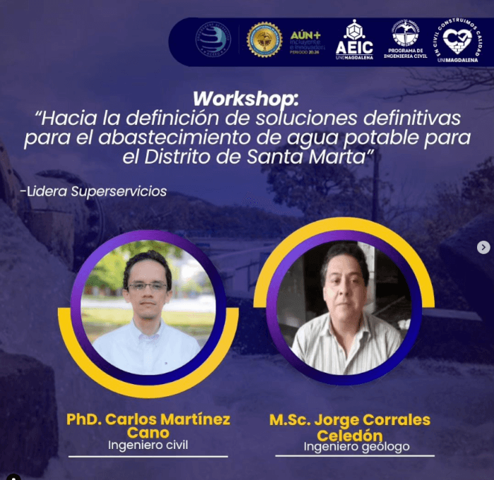 Workshop sobre Soluciones para el Abastecimiento de Agua en Santa Marta