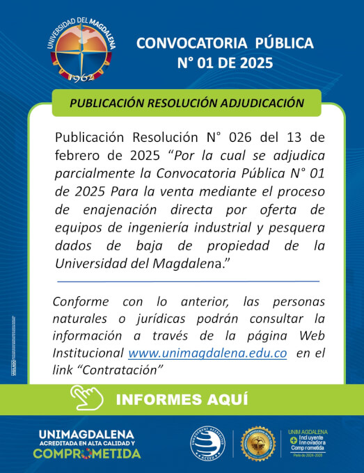 Convocatoria Pública N° 01 de 2025