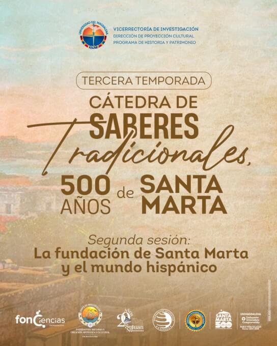 ¡Descubre la historia de Santa Marta en nuestra próxima conferencia!