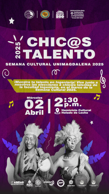 Banner de elección de Chicos y Chicas Talento de la Facultad de Ingeniería 2025.