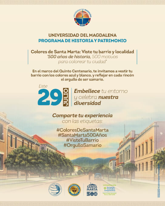 Santa Marta celebra 500 años con colores e identidad propia