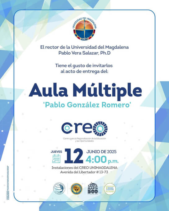 Acto de entrega del Aula Múltiple "Pablo González Romero"