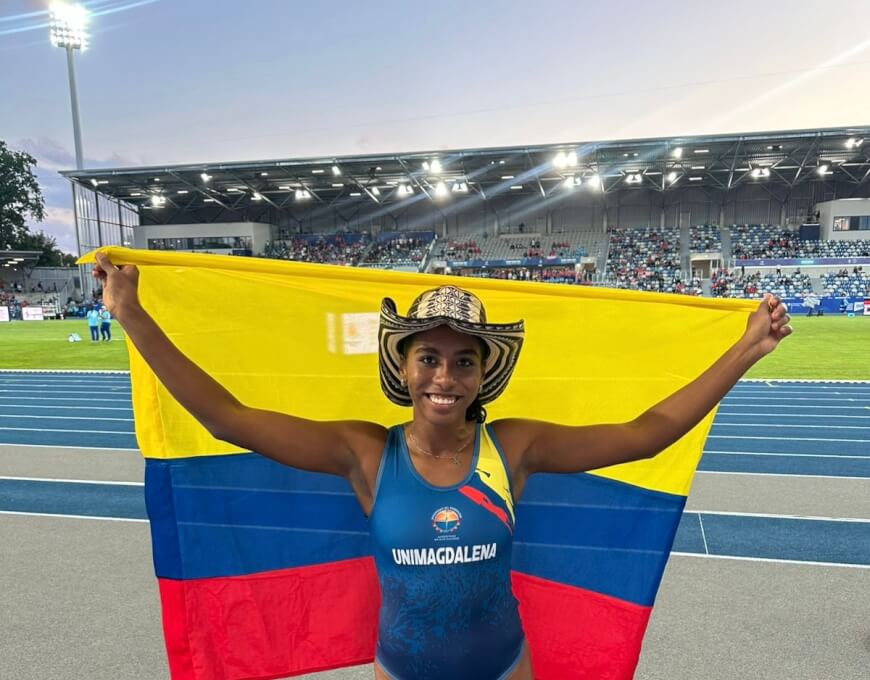Natalia Linares obtiene medalla de bronce en los FISU World University Games en Alemania.