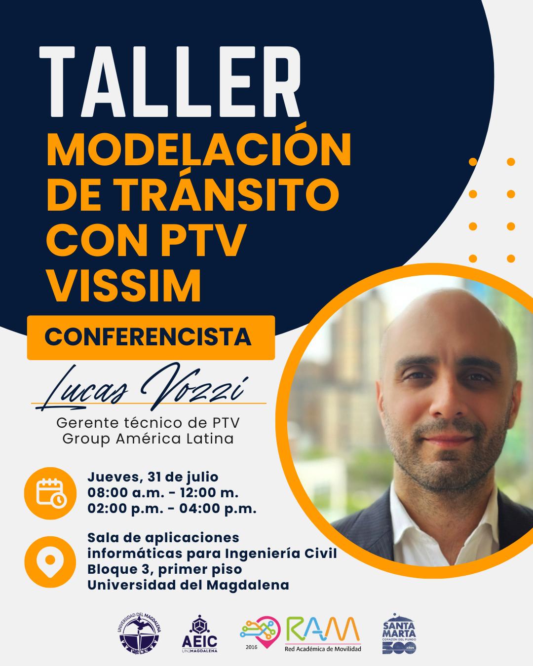 TALLER MODELACIÓN DE TRÁNSITP CON PTV VISSIM