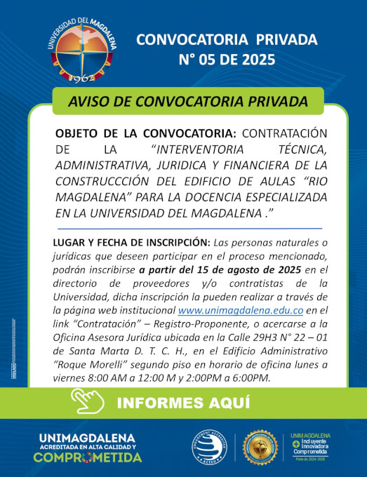 Convocatoria Privada N° 05 de 2025