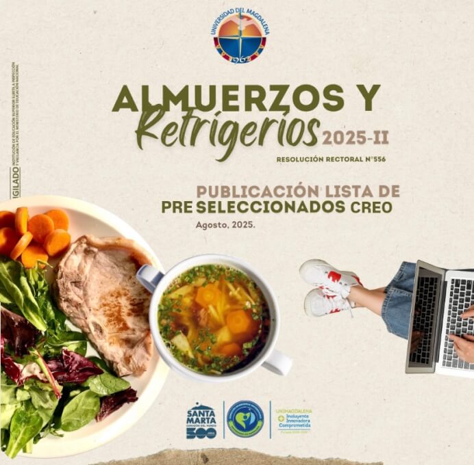 LISTA DE PRESELECCIONADOS DEL PROGRAMA DE ALMUERZOS Y REFRIGERIOS CREO 2025-II