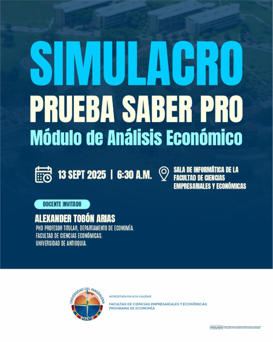 Con compromiso y preparación, nuestros estudiantes participaron en el Simulacro Prueba Saber Pro – Módulo de Análisis Económico.