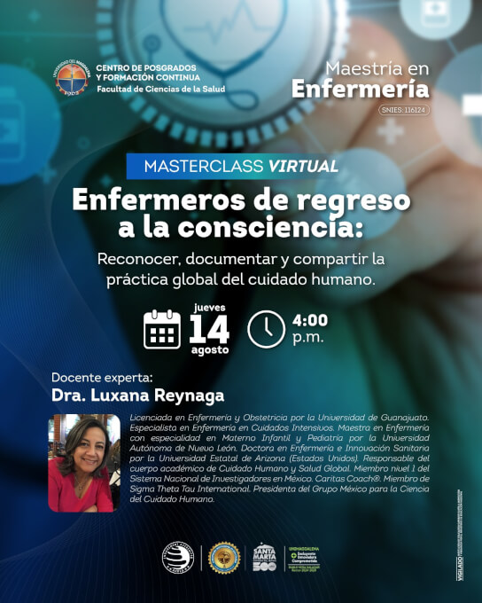 masterclass virtual ‘Enfermeros de regreso a la consciencia’