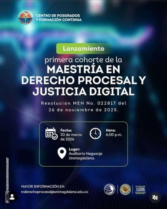 Maestria en Derecho Procesal y Justicia Digital