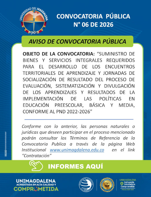 Convocatoria Pública N° 06 De 2026