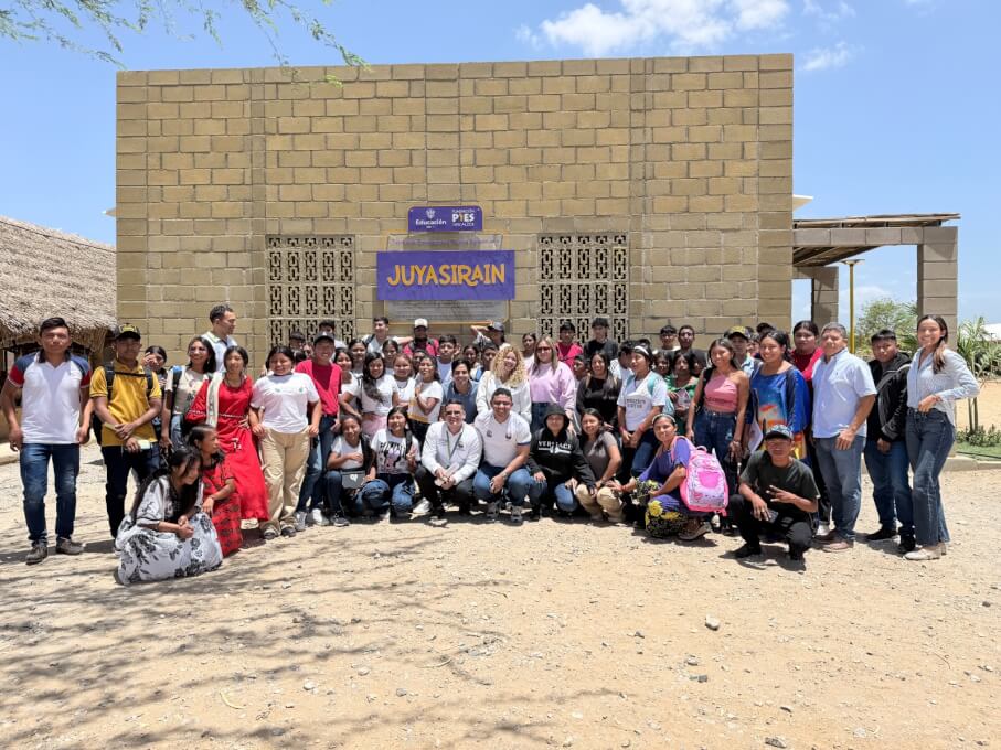 Estudiantes de la Institución Educativa Técnica Agropecuaria Internado Indígena Juyasirain inician su proceso de formación en Programas Profesionales, Tecnológicos y de nivelación académica, como parte de la estrategia de acceso a la educación.