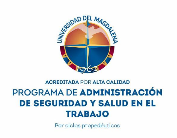 Logo de Administración de la Seguridad y Salud en el Trabajo por ciclos propedéuticos - Modalidad Virtual