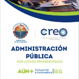 Logo de Administración Pública por Ciclos Propedéuticos - Modalidad Virtual