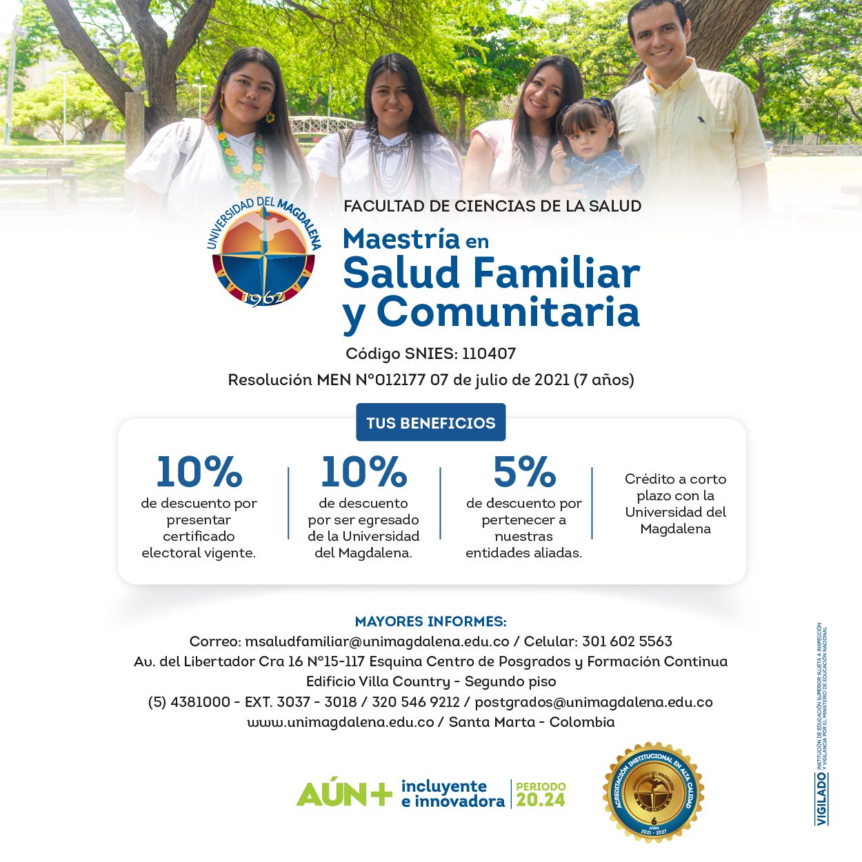 Logo de Maestría en Salud Familiar y Comunitaria