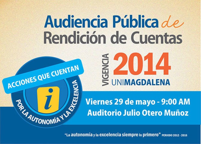 Imagen alusiva a la rendición pública de cuentas