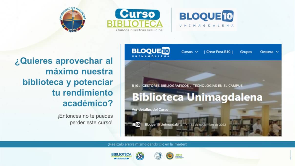 Curso Biblioteca | B10