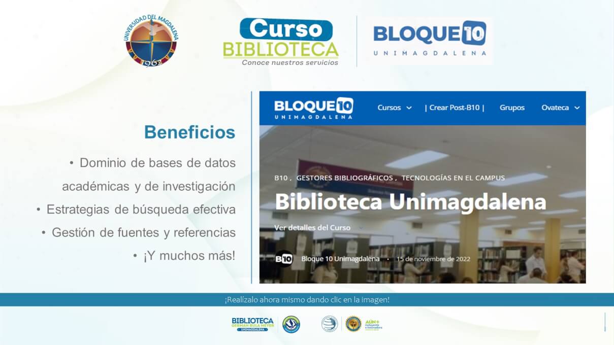 Curso Biblioteca | B10