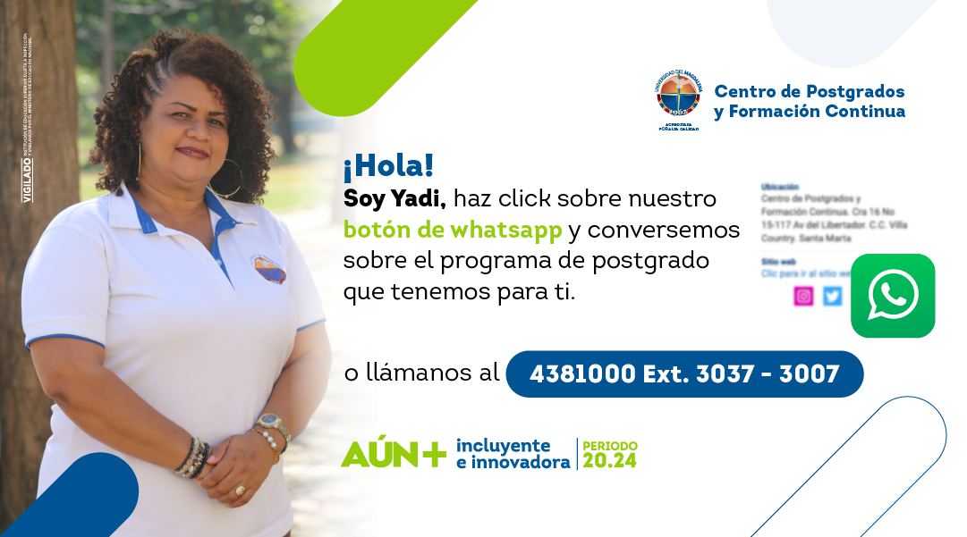 Por medio  de nuestro botón de whatsapp tendremos un contacto directo.