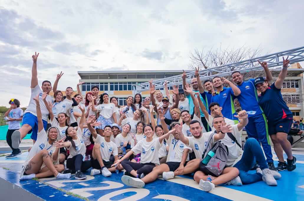 32 participantes del concurso Chico y Chica Talento UNIMAGDALENA participaron en la prueba deportiva