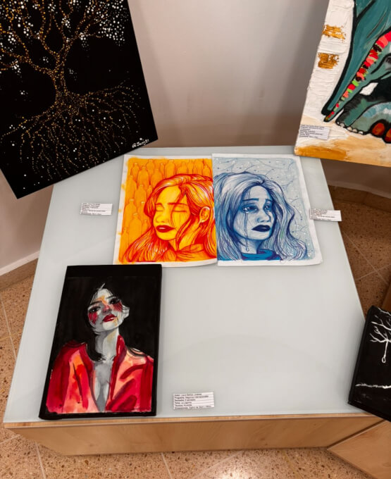 Esta exposición muestra el talento de los estudiantes de todos los programas.