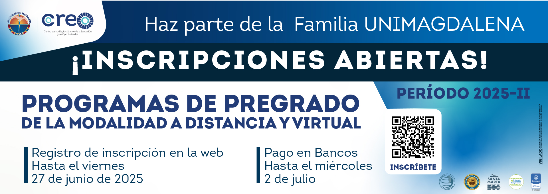INSCRIPCIONES CREO