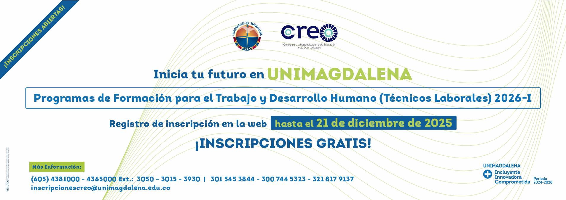 Inscripciones CREO