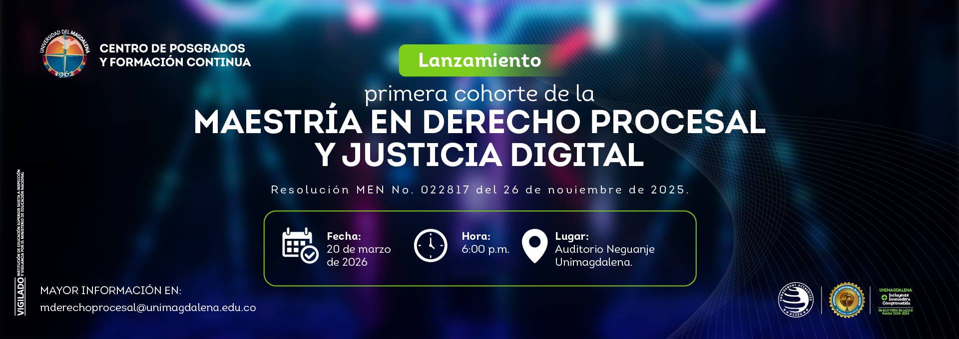 Lanzamiento Maestría