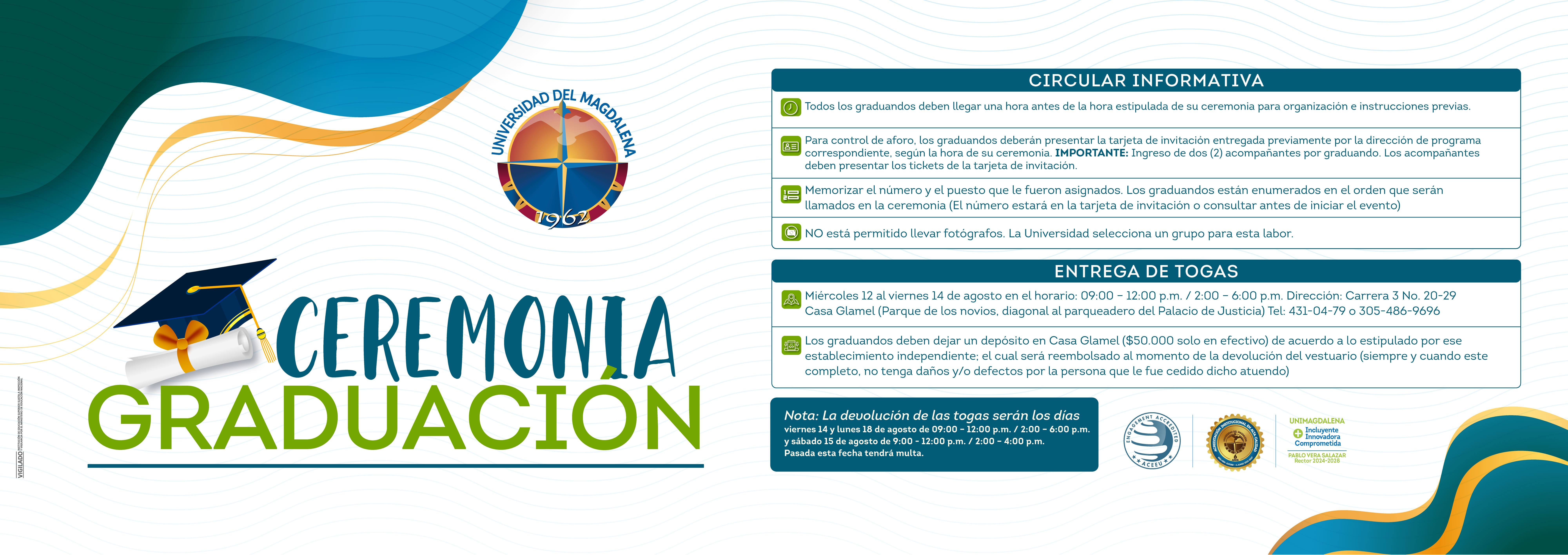 TOGAS GRADOS CREO