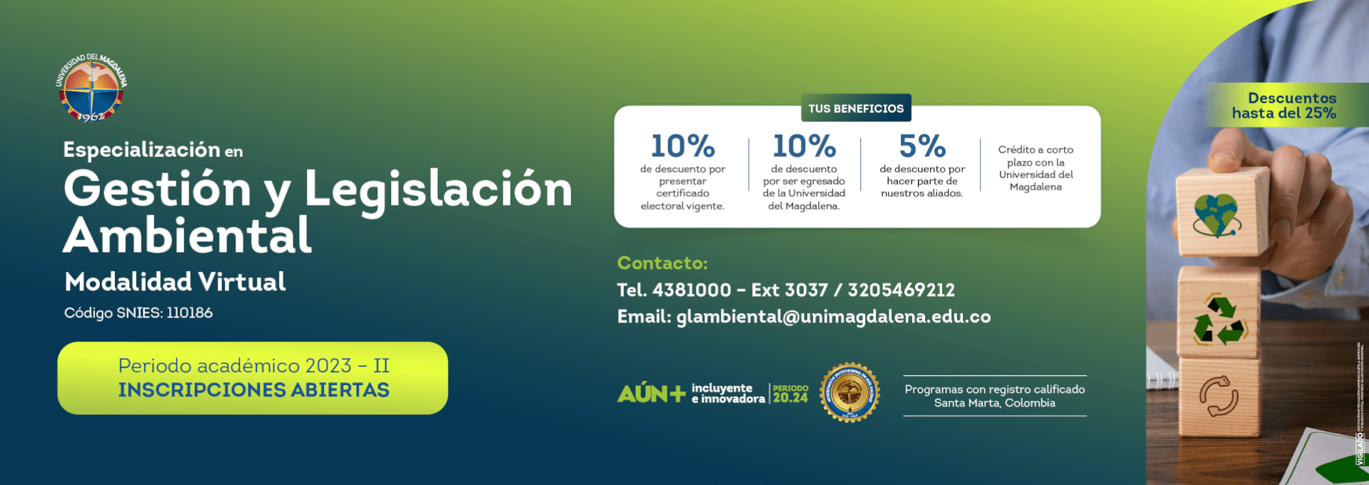 Inscripciones Abiertas. Semestre 2023 II