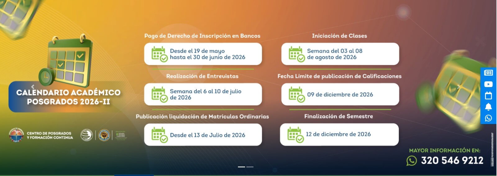 Inscripciones 2026-II