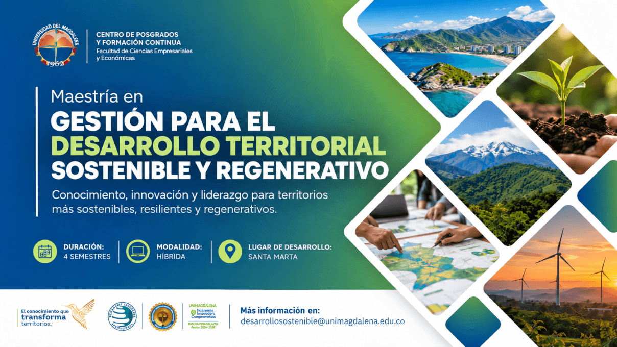 Conocimiento, innovación y liderazgo para impulsar territorios resilientes y regenerativos.