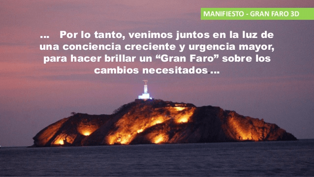 Imagen alusiva al manifiesto - Gran Faro 3D