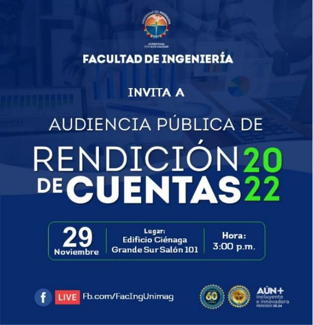 Portada de rendición de cuentas 2022